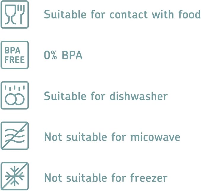 Mepal Food Storage Container 4-Piece Set - Food Containers - Kitchen Container & Organizer - Stackable & Airtight Food Storage Container - 2x 1000 ml, 1x 1500 ml & 1x 425 ml- White - Image 4