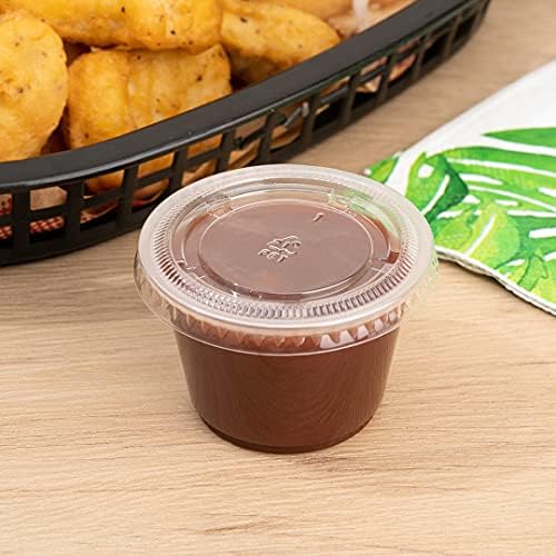 Restaurantware-RW Base 2.5 Ounce Sauce Cups, 2000 Microwave-Safe Condiment Cups - Crack-Resistant, Disposable, Clear Plastic Portion Cup, For Samples, Sauces, Or Toppings, Lids Sold Separately - Image 4