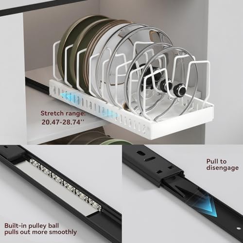 Pull Out Pot Lid Organizer - Image 5
