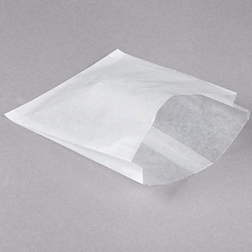 Flat Glassine Wax Paper Sandwich Bags, 6 x 7 x 3/4 Inch – Grease-Resistant Semi-Translucent Waxed Bags for Cookies, Treats, Baked Goods, and Crafts – Eco-Friendly & Recyclable (400 Pack) - Image 2