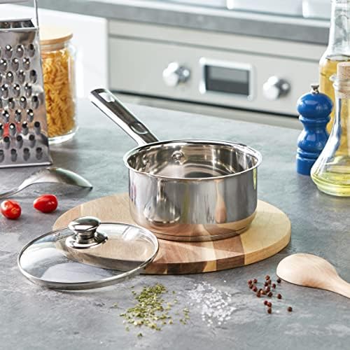 Penguin Home Professional Induction-Safe Saucepan with Lid, Stainless Steel, 16 cm, 1.5 L - Image 2
