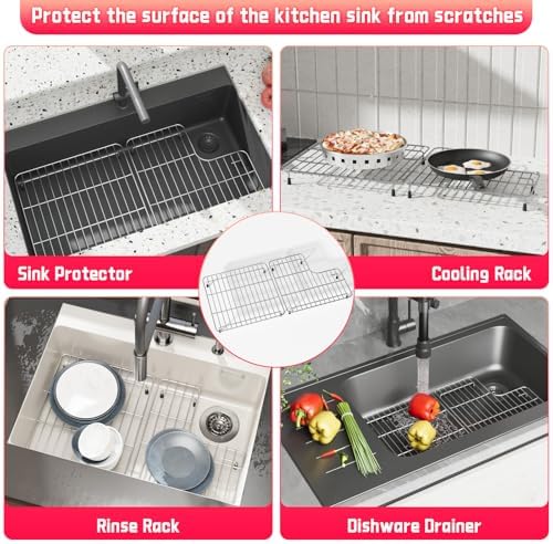 Stainless Steel Sink Rack for Bottom of Sink, 29.13" x 14.69'' - Image 5