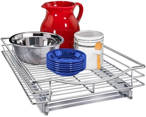LYNK PROFESSIONAL® Pull Out Cabinet Organizer, Kitchen Slide Out Drawer by LYNKPROFESSIONAL