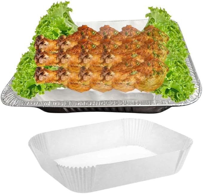9.75" x 7.5" x 2.5" Parchment Liner for Half-Size Aluminum Pans – 30/ Pack:6 Packs - Image 3