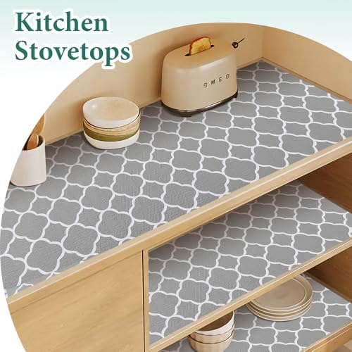 Shelf Liners for Kitchen Cabinets 17in x 30FT Non Adhesive Drawer Liner - Image 3