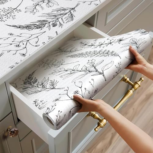Quttisay Shelf Liner Non Adhesive Kitchen Drawer Liner 23.6in x 10ft by Quttisay
