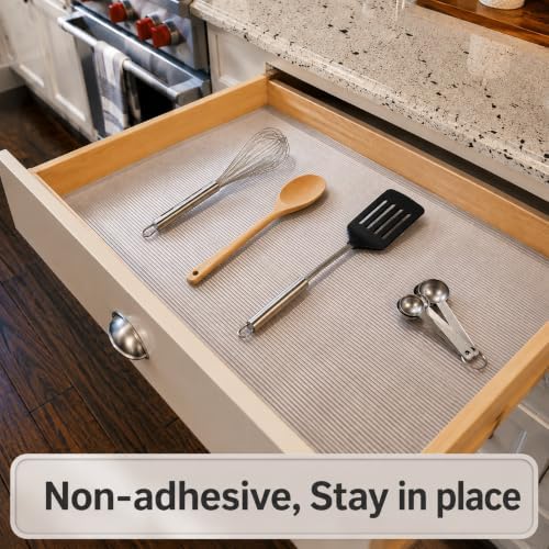 100% EVA Shelf Liner Waterproof Non Adhesive, 12" x 240", Ribbed - Image 2