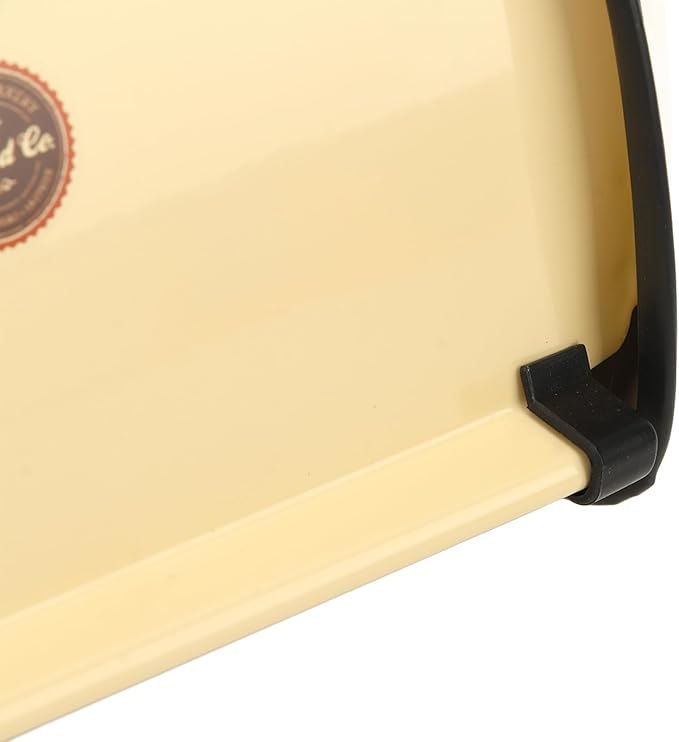 MAVIS LAVEN Metal Bread Box Champagne Color for Kitchen Countertop, Small Drum Type with High Space Utilization and Good Visual Effect - Image 4