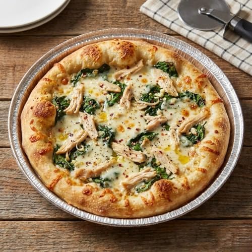 10 Inch Disposable Aluminum Foil Pizza Pans, 35 Pack | Round Pizza Baking Pans, For Personal Pizzas, Cookie Cakes, Calzones, Freezer Safe, Oven Safe, Recyclable - Image 5