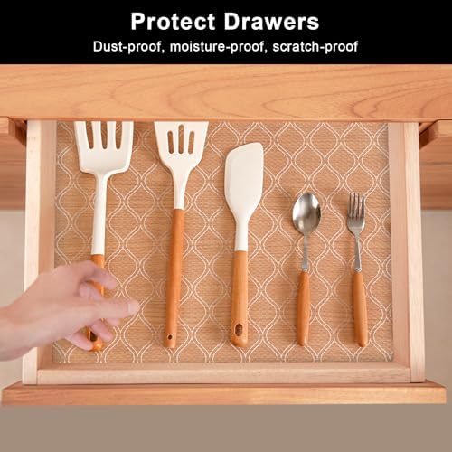 Cooyes Shelf and Drawer Liner for Kitchen Cabinets Non-Adhesive - Image 2
