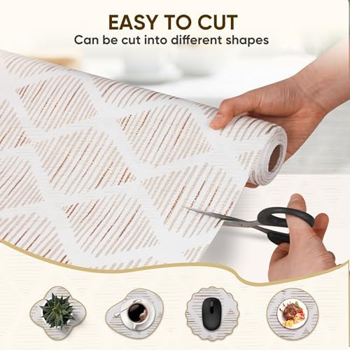 Drawer and Shelf Liner for Kitchen Cabinet, Cupboard, Desks, Pantry, Tool Box Waterproof Non Adhesive Non-Slip Easy to Clean 16in X 360in - Image 2
