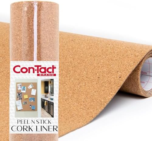Con-Tact Brand Cork Roll, Self-Adhesive, 12" x 4' by Kittrich+%28Home%29
