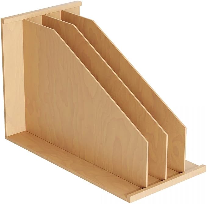 Dowell 4007 TD3 Wooden Vertical Tray Divider Organizer for Base 15" Cabinets - Kitchen Storage & Organization Accessories - Image 6