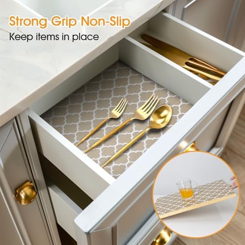 Shelf and Drawer Liner for Kitchen Cabinet Non-Adhesive Non Slip - Image 2
