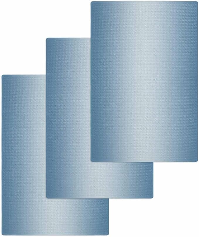 Ombre Haze Blue Dish Towels Set, Waffle Weave Kitchen Towels Microfiber Towels Cleaning, Contemporary Gradual Minimalist Solid Color Soft Absorbent Dish Drying Towels Hand Towels 3 Pack 15.7x23.6 Inch by Unknown