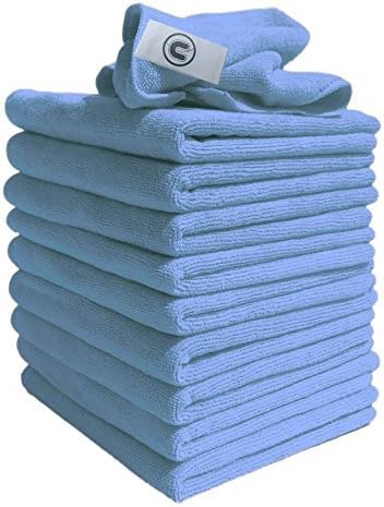 DCS 20 Large Microfibre Cloth 40x40cm – Super Soft Microfibre Cleaning Cloths for Kitchen, Bathrooms, Mirrors, Motorbike, Car Cleaning - Streak Free Washable Cloths to Clean Surfaces -10Blue & 10Pink - Image 2