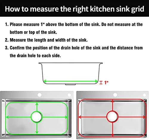 Sink Protectors for Kitchen Sink 26" x14", Center Drain - Image 2