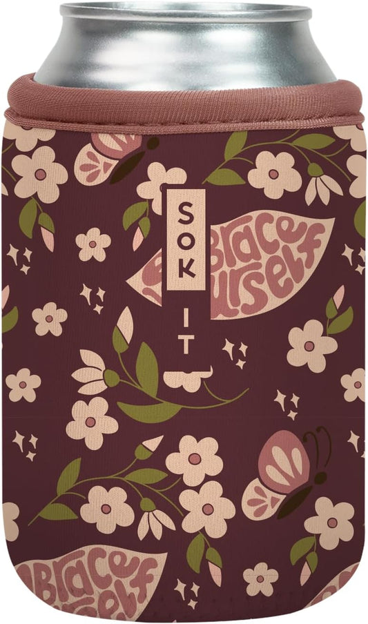 Sok It CanSok Sleeve for Beer & Soda Insulated Neoprene Cover (Self Love, 12oz Can Sleeve)