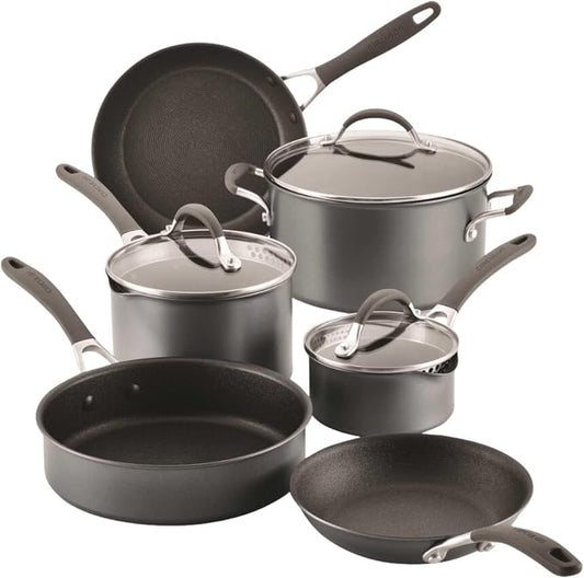 Circulon A1 Series Induction Pots and Pans Cookware Set, 9-Piece, Graphite by Circulon