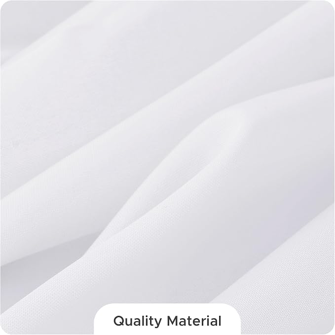 Fitable 8 Pack White Table Cloths 70x108 Inch for 6 Ft Rectangle Tables - Image 7
