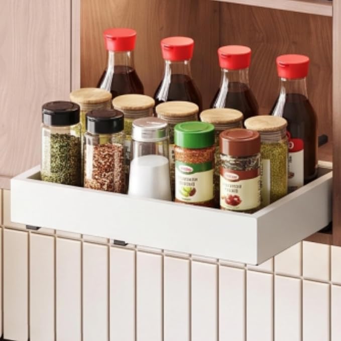 Fokyfok Pull out Cabinet Organizer,Expandable,Upper Cabinet,Kitchen by Fokyfok