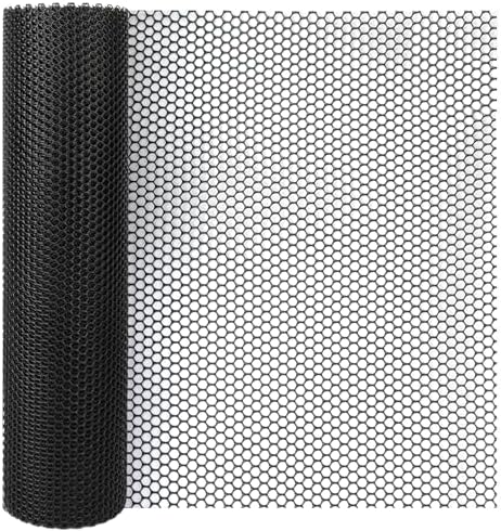 Bar Shelf Liner for Countertop, Glass Drying Plastic Mesh Mat 36 Inch Wide by Unknown