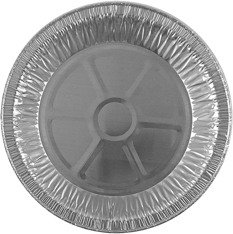 PACTOGO 9" Aluminum Foil Pie Pans 1 1/4" Extra Deep with Clear Dome Lids - Made in USA Disposable Tins (Pack of 25 Sets) - Image 5