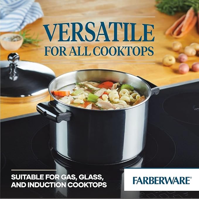 Farberware Classic Series Stainless Steel Pots and Pans Set, 15-Piece - Image 8