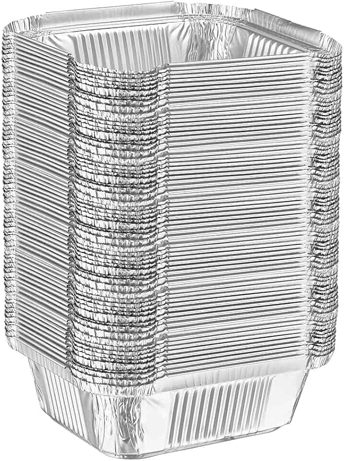 Tiger Chef Aluminum Foil Pans - Disposable Freezer to Oven Safe Containers for Takeout, Baking, Cooking, Storing and Freezing (30, 1 Lb with Board Lids) - Image 3