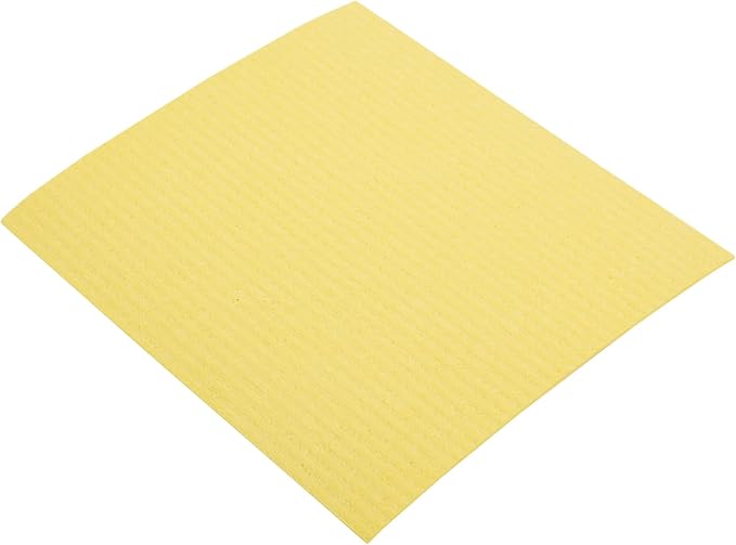 Restaurantware Yellow Reusable Swedish Dishcloth, 6.8 x 7.7 in, 10 Pack - Image 12