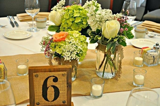 12 Pack Burlap Table Runner, 100% Jute Vintage 12X72 Inches Table Runner for Wedding, Parties, Christmas, Thanksgiving, BBQ's, Everyday, Holidays - Image 3