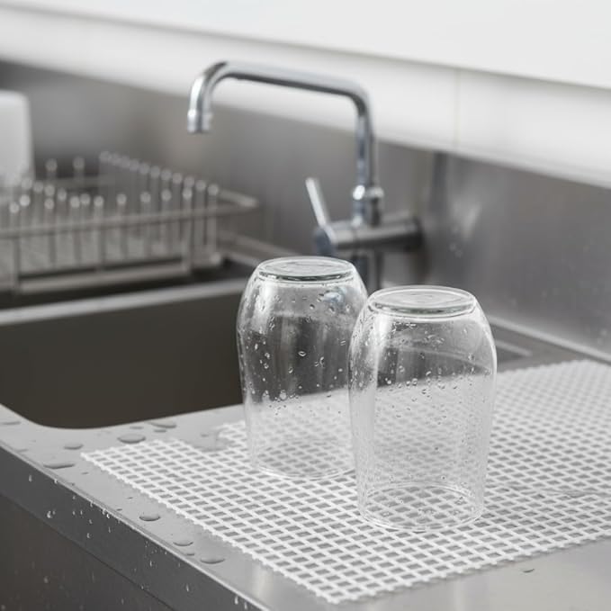 TrueCraftware- 2' x 40' Shelf Liner Clear Color Polyethylene Bar Liner-Cabinet Liner Shelf Liner Non-Adhesive Liners Smooth Surface Plastic Liners Protect Kitchen Cabinets and Cupboard Drawers - Image 3