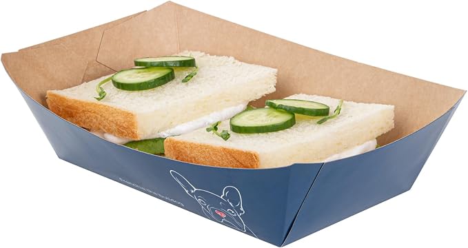 Restaurantware Paper lb Frenchie Food Tray Boat, 200 Pack by Restaurantware
