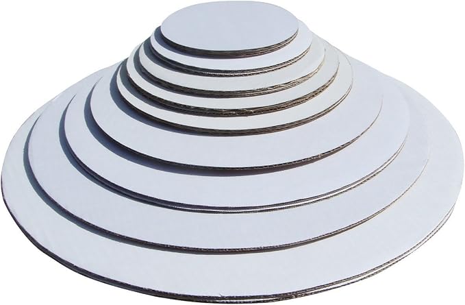 (Pack of 50) 14 inch cake board round cake circles 14 inch cardboard base pizza cardboard rounds boards circle white bulk - Image 2