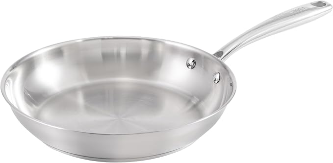 Guy Fieri's Flavortown 10.3" Stainless Steel Frying Pan, Tri-Ply Base by GuyFierisFlavortown