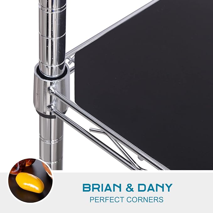 BRIAN & DANY Wire Shelf Liner 18" X 36", Heavy Duty Shelf Liners for Wire Shelving, Waterproof Protector Mats, Set of 4, Black - Image 6