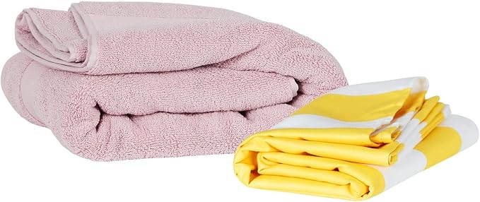 Dock & Bay Beach Towel - Quick Dry, Sand Free - Compact, Lightweight - 100% Recycled - Includes Bag - Cabana - Boracay Yellow - Large (160x90cm, 63x35) - Image 8