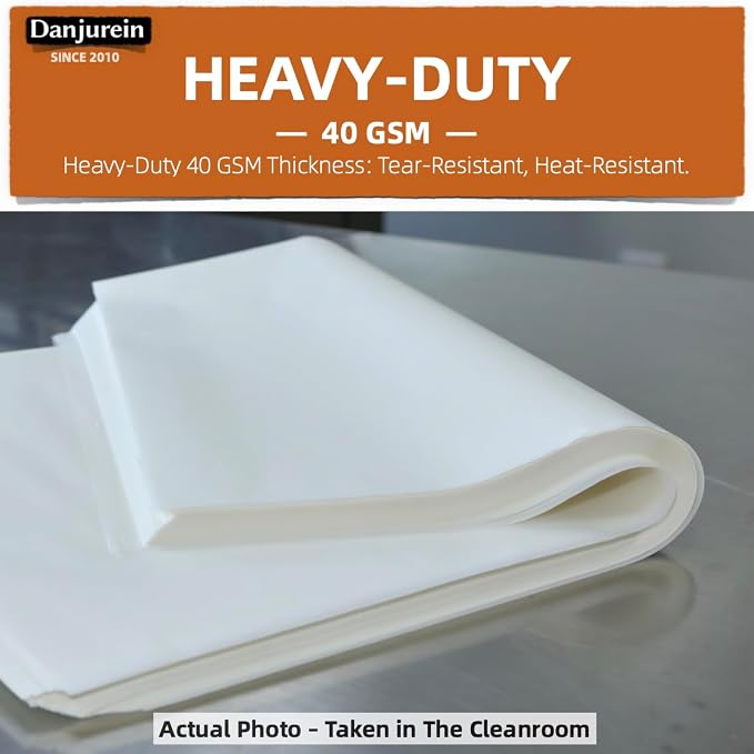 10x10-6400 Bulk Sheets - Commercial Grade Parchment Paper Squares | Food Grade Heavy-Duty Non-Stick 428°F for Food Factories, Bakery Lines & Catering Bulk Cooking - Image 6