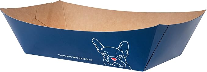 Restaurantware Paper lb Frenchie Food Tray Boat, 200 Pack - Image 2