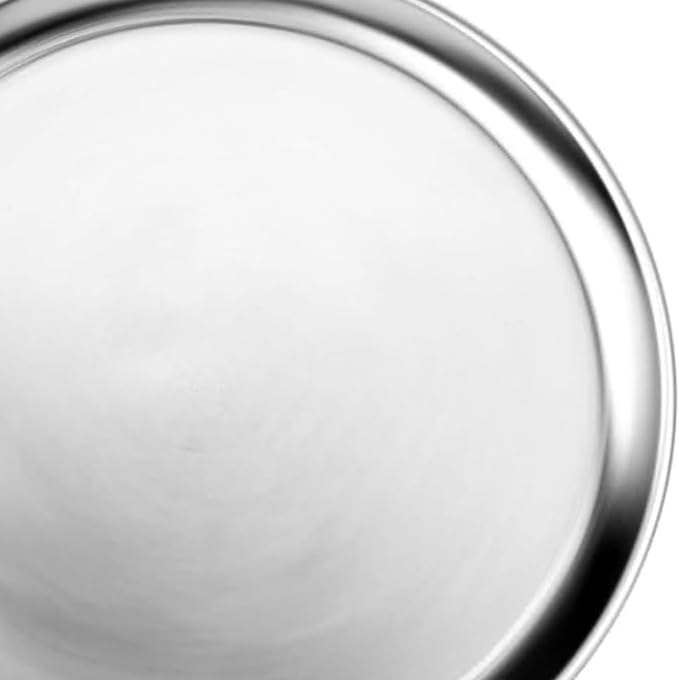 TrueCraftware- 16-Inch Aluminum Pizza Pans Set of 3 Wide Rim- Pizza Tray for Baking Bakeware Commercial Quality for Pizzeria Restaurant Home Kitchen - Image 3