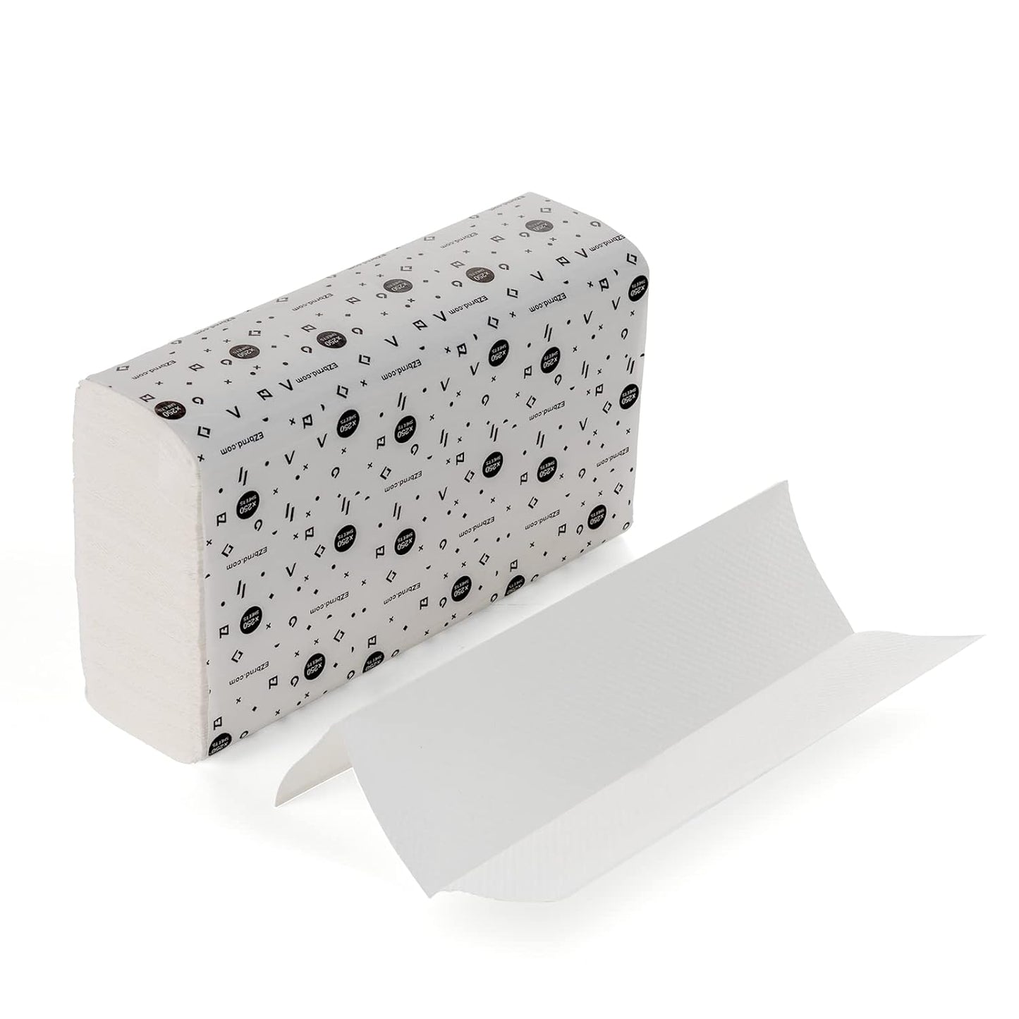 EZbrnd Premium Recycled 1ply MULTIFOLD Paper Towels, FSC certified, 250 Sheets x 16 pk, P1F3L