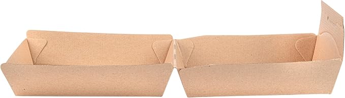 Restaurantware Square Kraft Paper Corrugated Clamshell Container, 100 Pack - Image 11