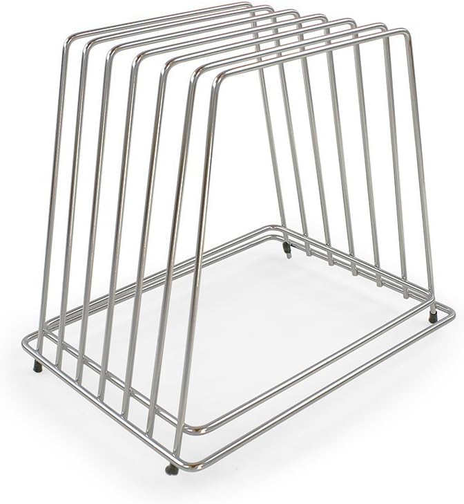 Commercial Cutting Board Rack, Fits 1" Thick Baking Pans and Sheets for Organizer - NSF Stainless Steel, Holds 6 Boards by ThirteenChefs