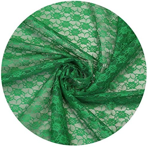 VDS Pack of 15 Floral Lace Table Runners Centerpiece Cloth Linen for Wedding Bithday Graduation Engagement Ceremony Events Party Banquets Table Decoration (12x108 inch) (Green) - Image 4