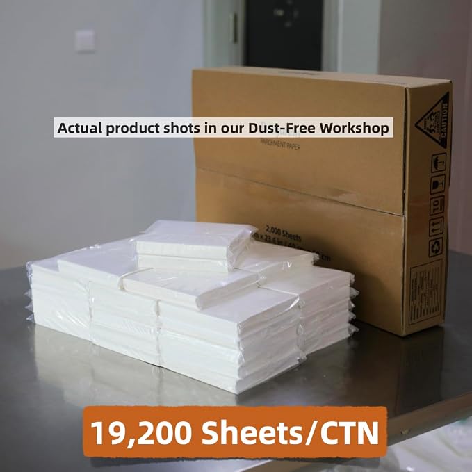 6x6 Inch 19,200/Case Pre-Cut Industrial Parchment Paper Squares | Commercial Grade For Cupcake Liners, Patty paper, Candy Wrapping & Deli - Commercial Bulk Supply - Image 4