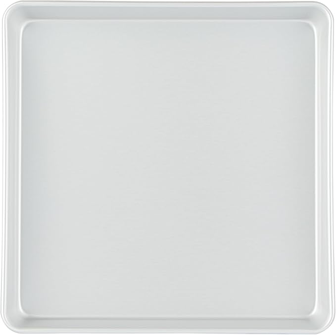 Restaurantware Square Cake Pan 12 Count 12 x 12 x 2 Inch Aluminum Square Baking Pan Straight-Sided Silver Oven-Safe Bakeware For Professional Bakers - Image 10
