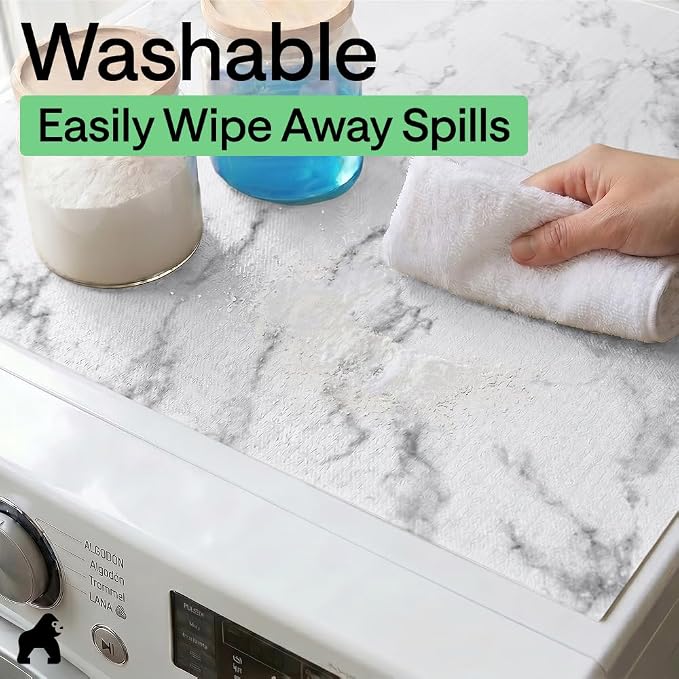 GORILLA GRIP Shelf Liner, Kitchen Drawer Protector, 24x240 Marble - Image 9