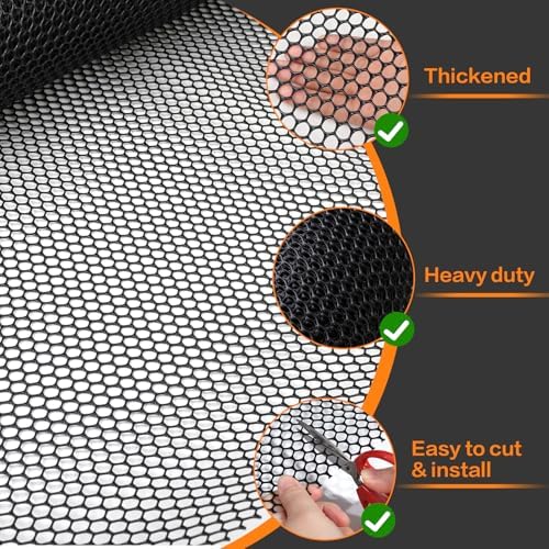 Bar Shelf Liner for Countertop, Glass Drying Plastic Mesh Mat 36 Inch Wide - Image 2