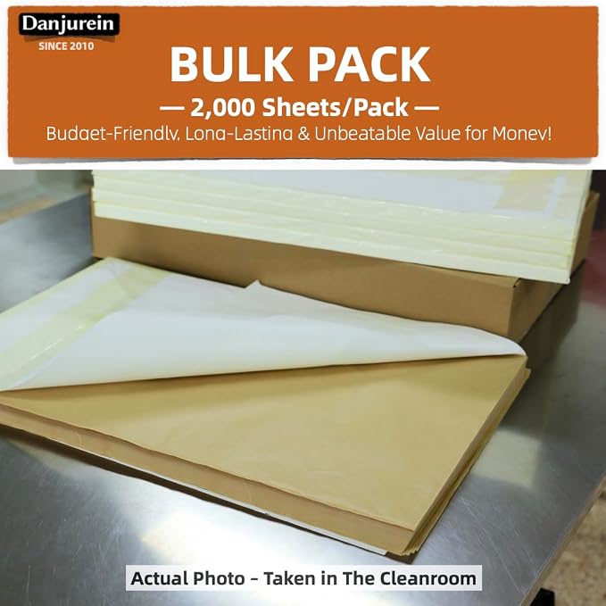 18x18 Parchment Paper - 2000 Bulk Sheets, Industrial Grade | Non-Stick 428°F Heat Resistant for Large Commercial Ovens, Bakery Lines & Bulk Roasting - Image 6