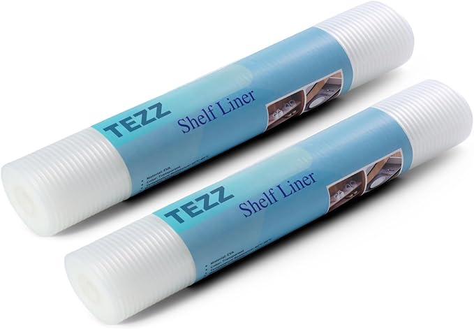 2 Rolls Shelf Liner, 14 Inches x 20 FEET Non-Slip Kitchen Cabinet Liner, Washable Oil-Proof Non-Adhesive Contact Paper for Kitchen Drawer, Cabinet, Shelves, Refrigerator, Storage, Desks, coutertops - Image 8